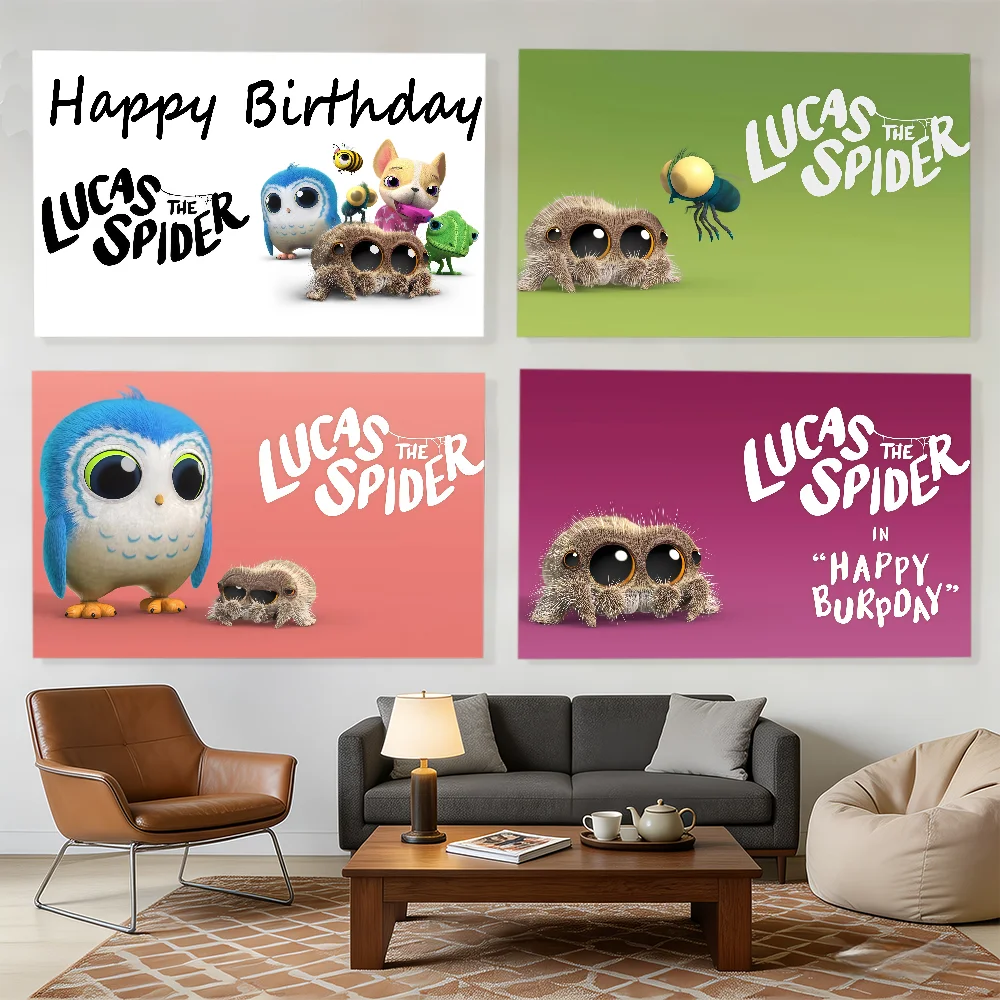 Cute Lucas the Spider flag Decorative Banners Suitable For Outdoor Camping Family Parties And Garden Walls Gift