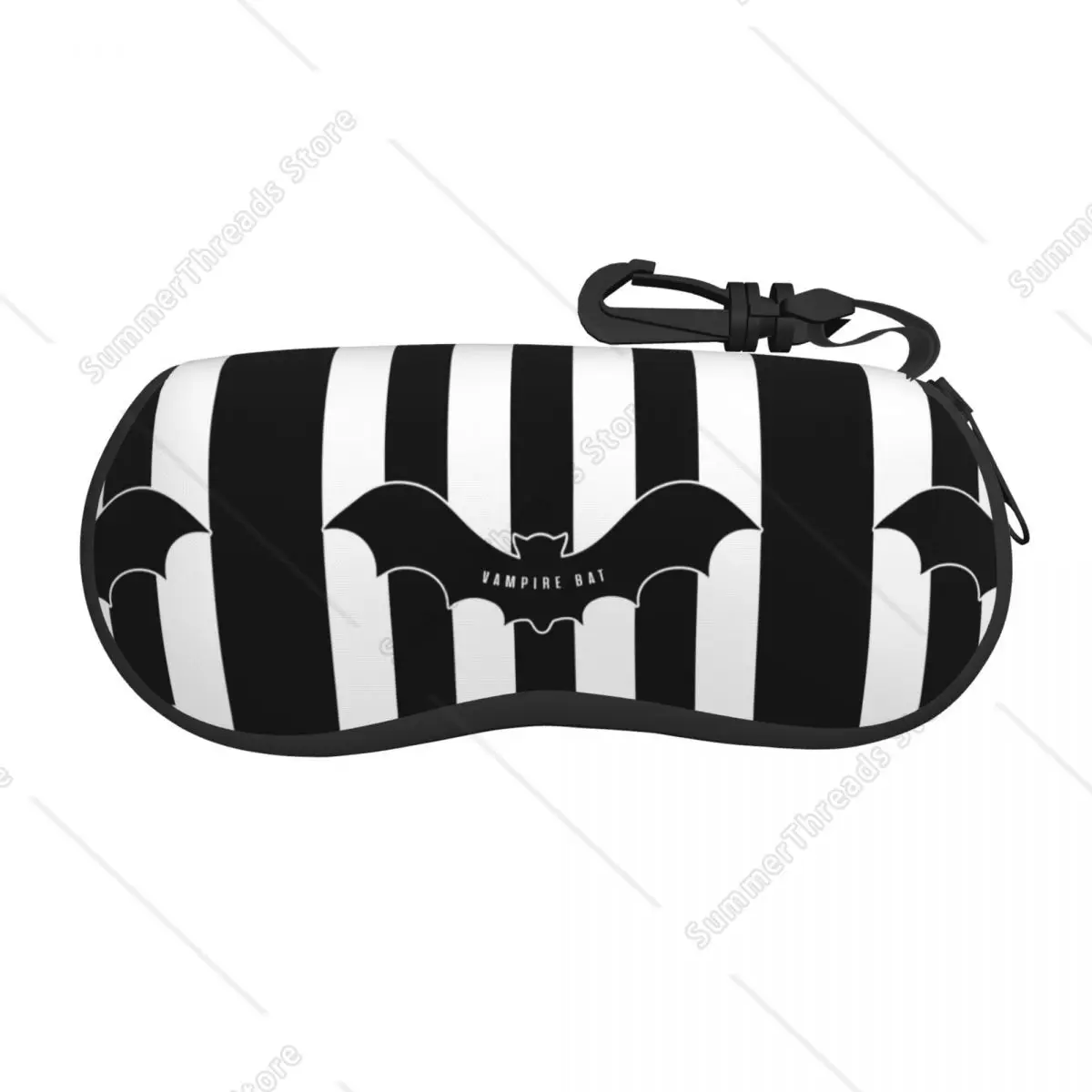 

Custom Vampire Bats Shell Eyeglasses Case Women Men Cool Halloween Goth Occult Witch Glasses Case Sunglasses Box Pouch