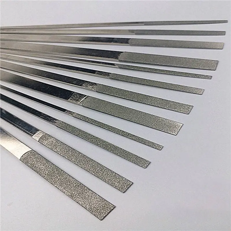 Needle File For 48 Pieces Of 180Mm Taper Diamond File CF-400 Die Sinker-[LUCK 9]