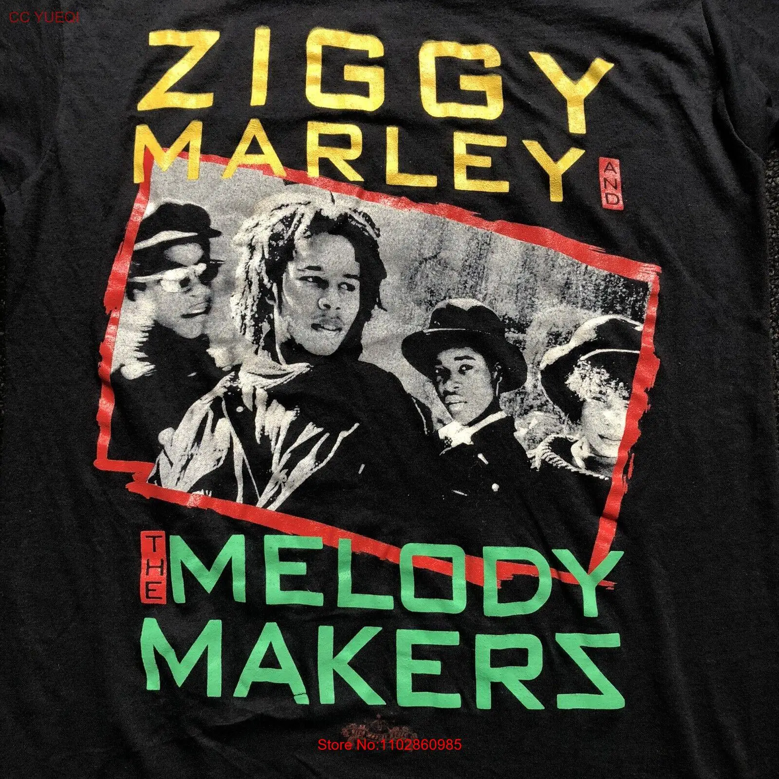 Новая популярная черная рубашка Ziggy Marley and the Melody Makers RM944