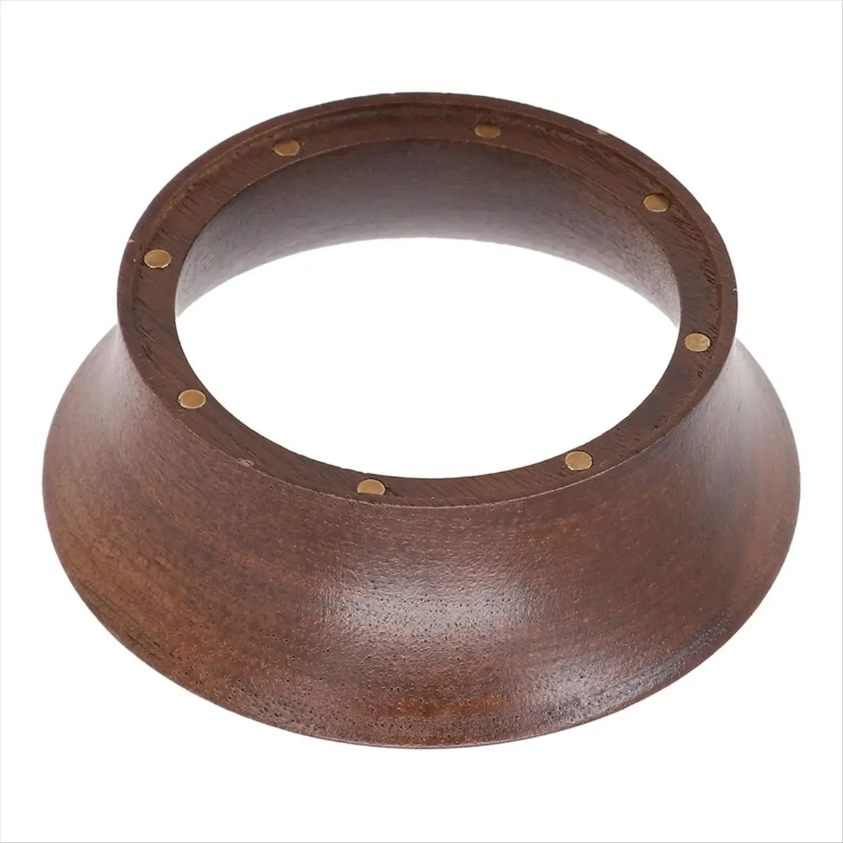 Top Wood Coffee Dosing Ring 51mm Portafilter Replacement Fit Espresso Tools Powder Funnel (51mm)