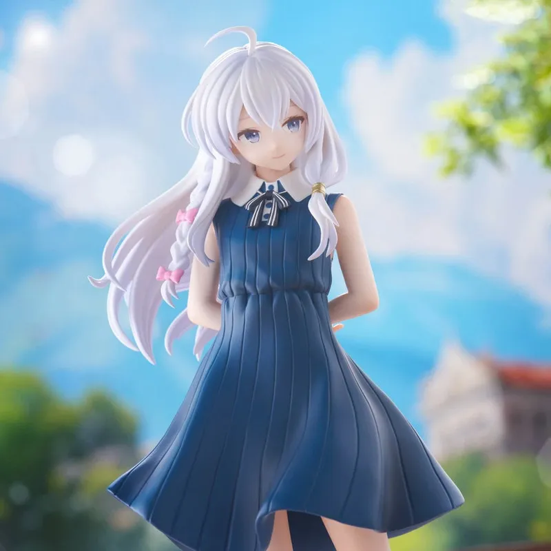 フリュー-エライナ-フィギュア-トリオ-トライイット-ワンダリングウィッチ-エライナの旅-ブルー-ノースリーブドレス-アニメ-コレクタブル-デコレーション