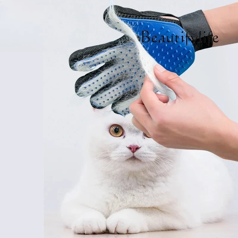 

расческа для кошек Stroking cats gloves hair removal pet cleaning special comb multi-functional hair removal