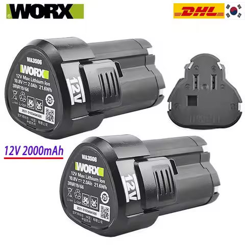 100% Original 2.0/4.0Ah for WORX Kress 12V WA3506 WU127 WU128 WU130 WU131X WU132 WU280 WX128 WX540 Power Tool Battery