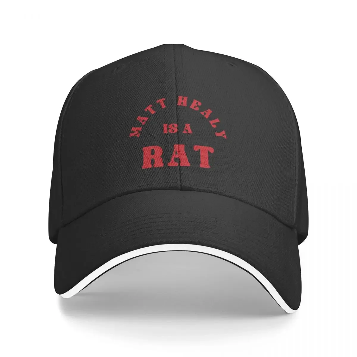 matt healy is a rat shirt Funny Gift Idea Baseball Cap Luxury Brand Rugby Golf Cap Boy Child Women's