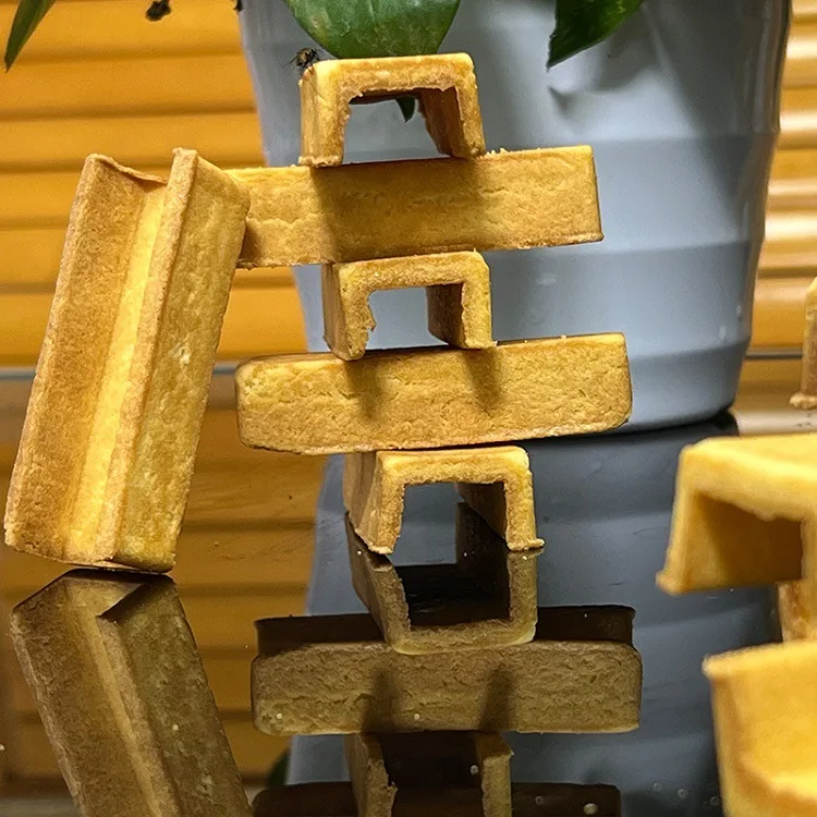 XY Beste koekjesvormmachine eiertoren shell machine Kaas gevulde krokante koekjesmachine in Europese stijl