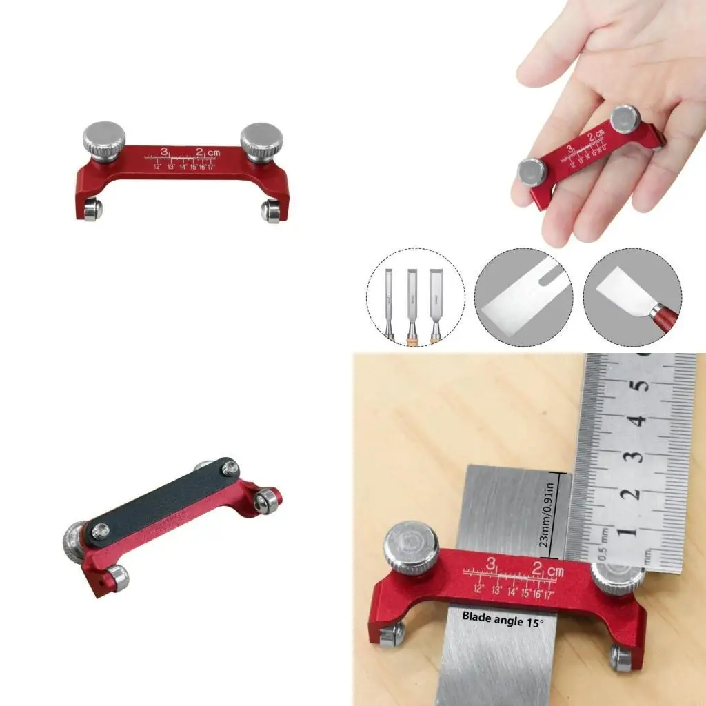 

964E Knifee Sharpener Chisels and Planers Honing Guide Tool Chisels Sharpening Holder of Whetstones for Woodworking