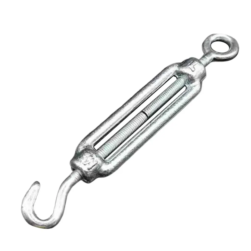 Stainless Steel 12mm Turnbuckle Eyelet - Hook Wire Tensioner for Wire Ropes, Corrosion Resistant, Oxidation Resistant