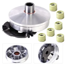 FINDME 9pcs Racing Variator Roller Clutch Weights Kit W/ Roller For 4 Stroke GY6 QMB139 50cc Scooter ATV