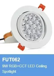 Downlight LED ajustável com controlo remoto, brilho, RGB + CCT, Wi-Fi, RF, 6W, 9W, 12W, 15W, 18W, 25W, 16 Milhões, 2,4G