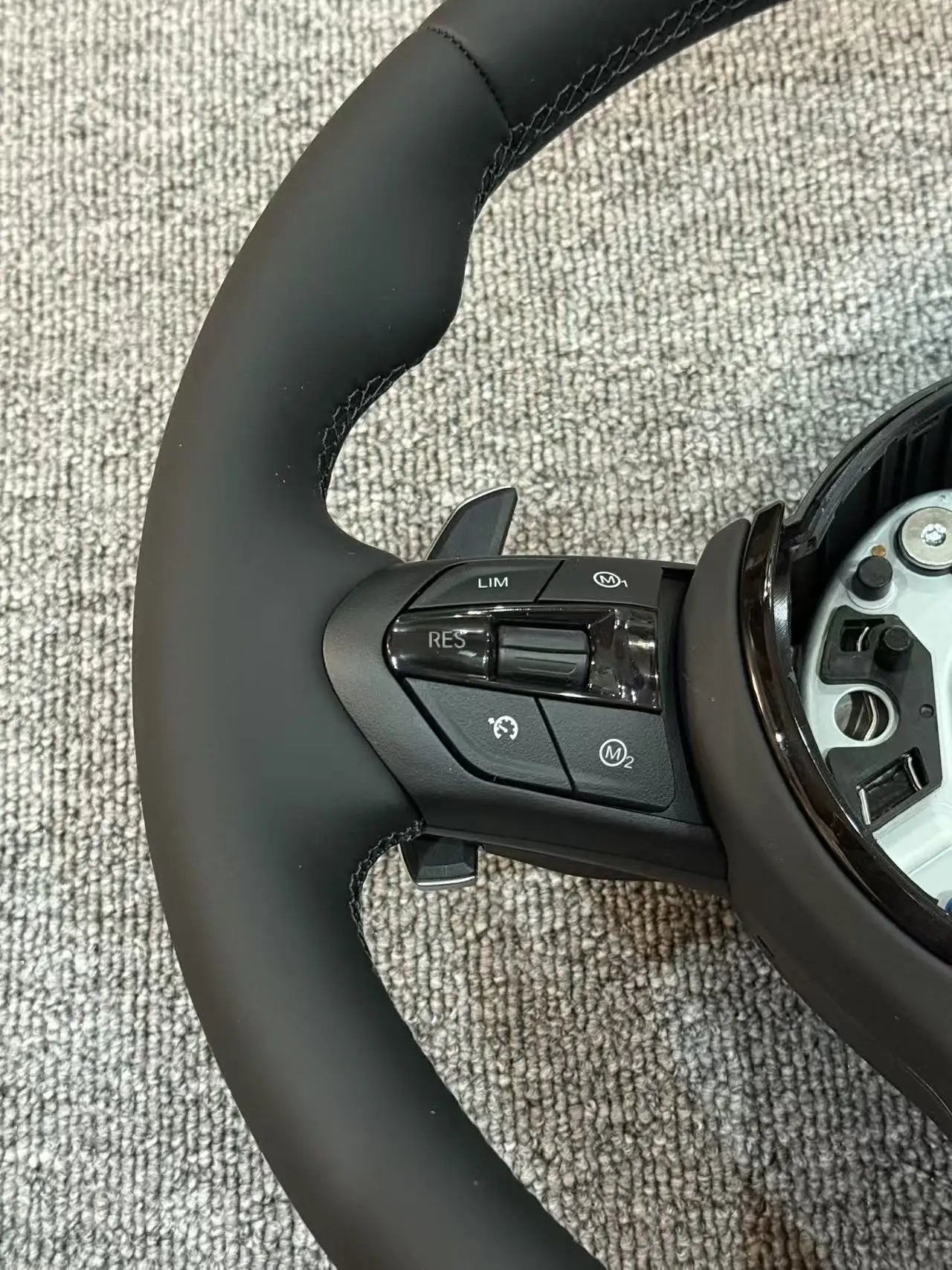 All Black Button Upgrade M Sport Steering Wheel for BMW F01 F06 F10 F11 F20 F21 F22 F30 F31 F32 F34 F36 F80 F82 E70 E81 E90 E92 view 5
