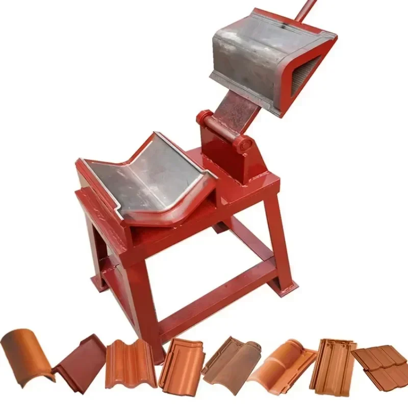 Hot SalesLower Price Clay Earth Soil Mud Ceramic Manual Roll Wall Brick Tile Press Making Machine For Roofing