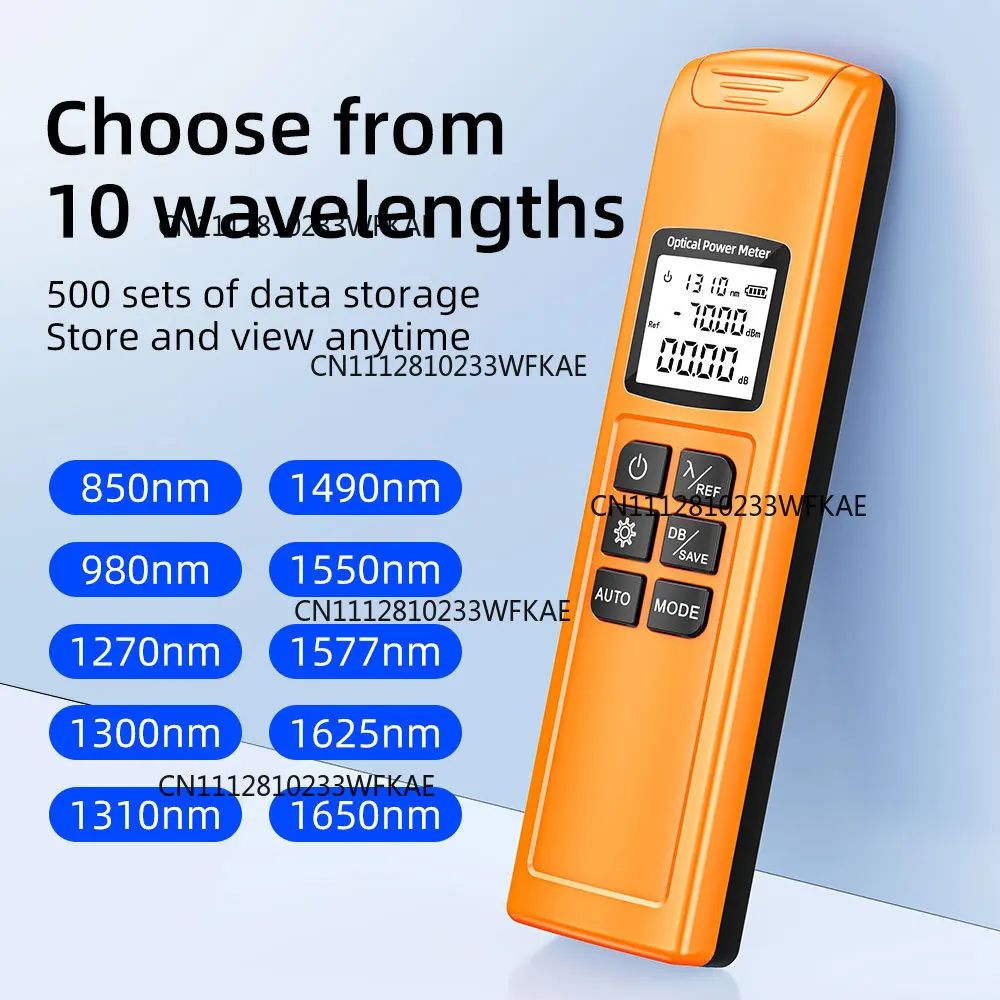 G10 Optical Power Meter,High Precision Optical Fiber Attenuation Tester,Mini Optical Power Charging (-70 +10) (-50) - (+ 26) dBm