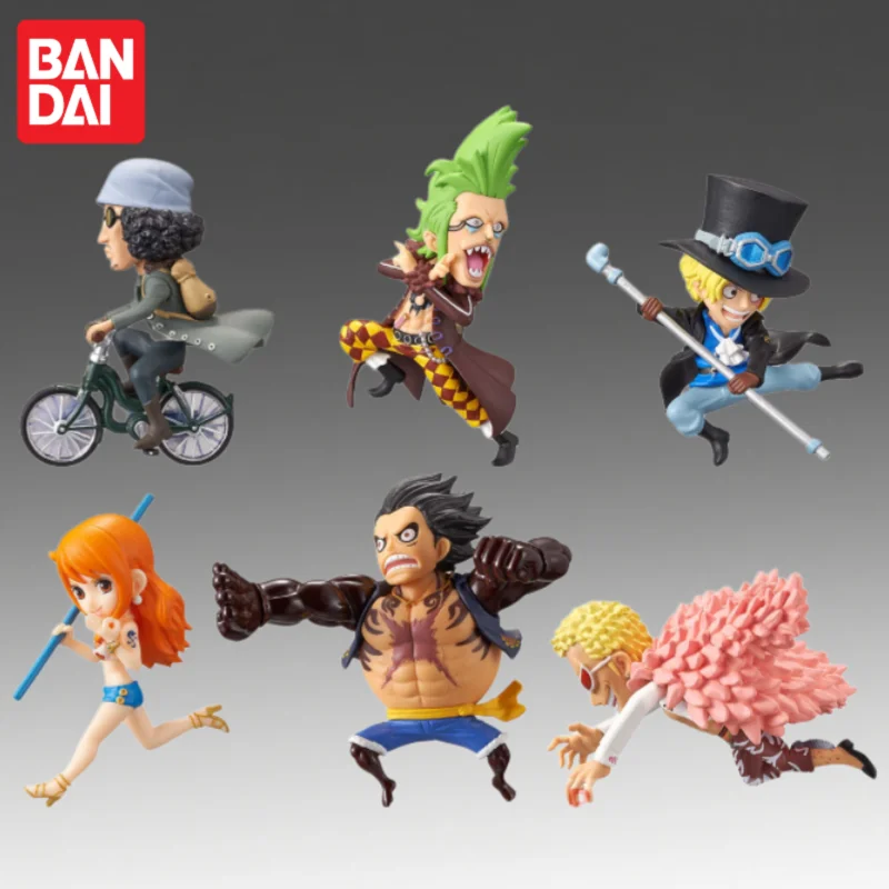 

In Stock Bandai Original Banpresto Wcf One Piece Luffy Nami Action Figure Model Doll Brand New Boxed Anime Characters Toys Model