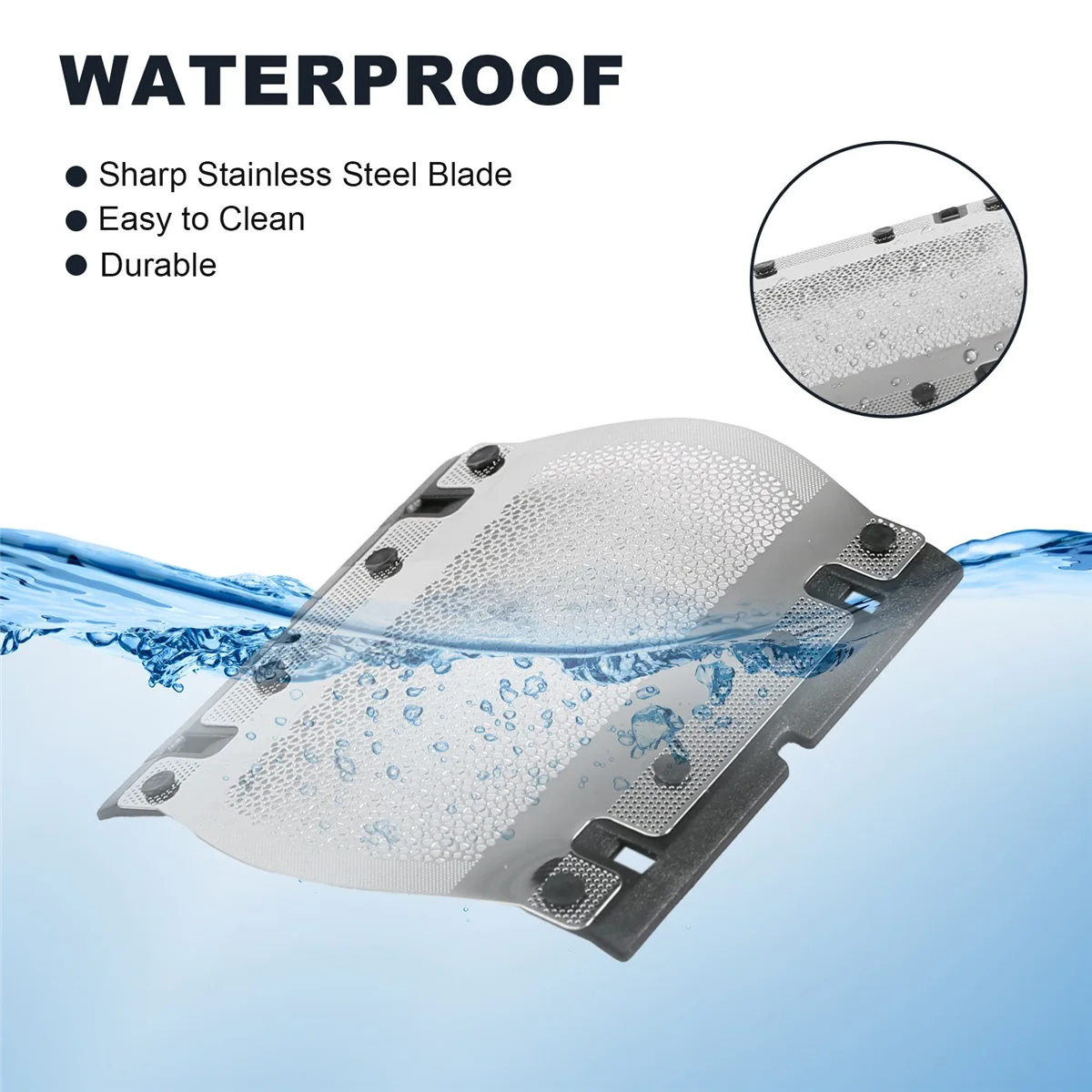 11B Shaver Foil & Cutter Replacement for Braun Series 110 120 130 140 150 Electric Shaving Head Shaving Mesh Grid Screen