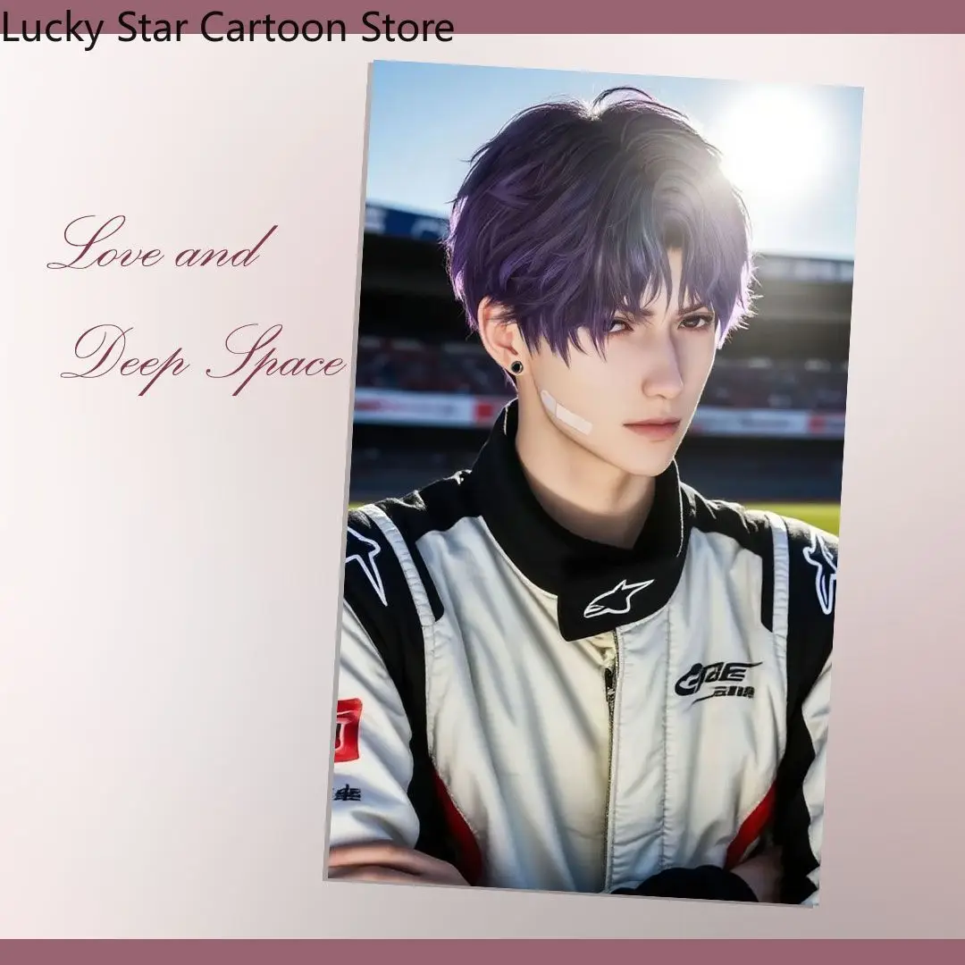 الحب والمساحة العميقة تأثيري Xavier Zayne Rafayel Sylus Caleb هدية الهالوين 3 بوصة بطاقة صغيرة لعبة أنيمي مجموعة 5 قطعة مجموعة