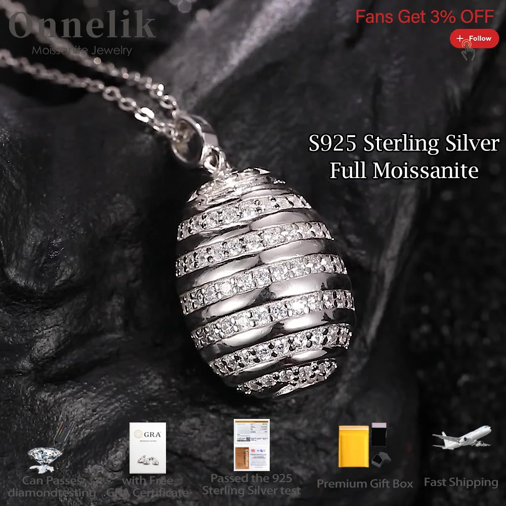

Full Can Pass Diamond Test Moissanite with GRA Honeycomb Pendant Necklace S925 Sterling Sliver for Men Party Fine Jewelry Gifts