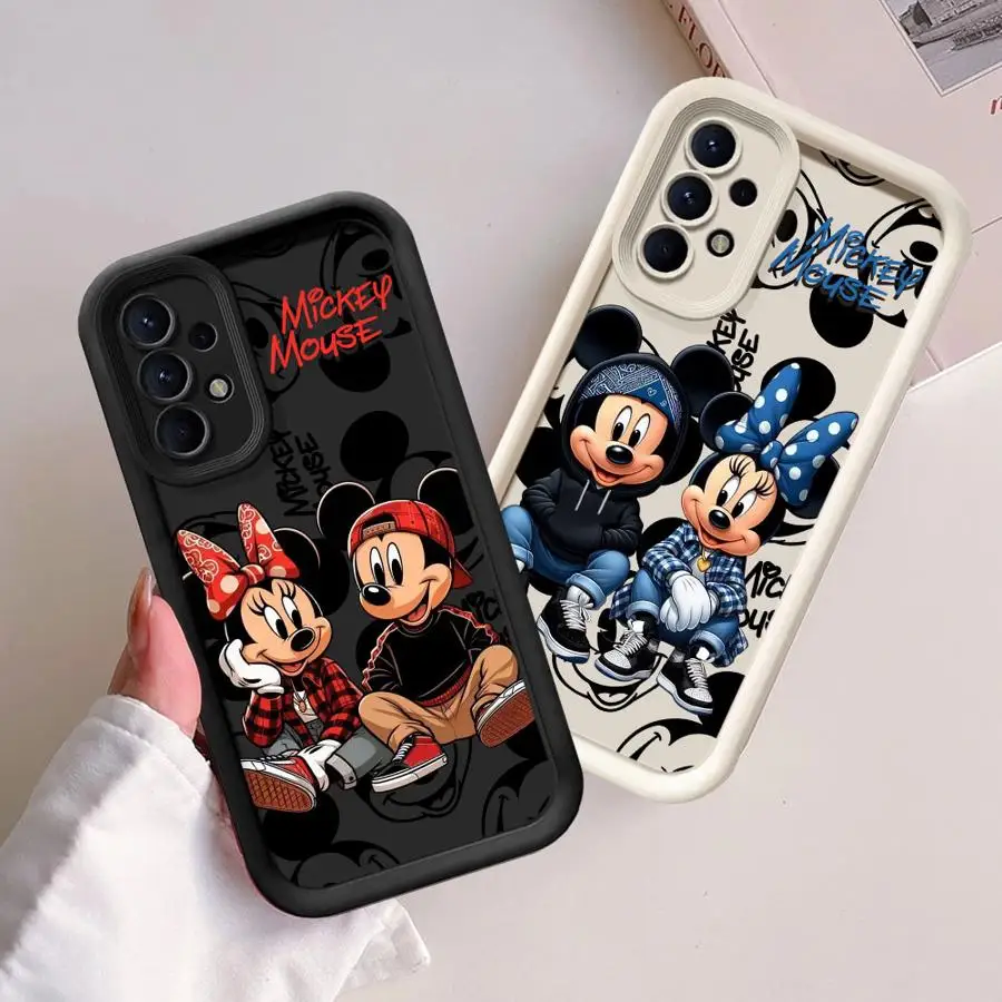 ديزني ميكي ميني ماوس كول قضية الهاتف لسامسونج غالاكسي A16 A33 A34 A12 A13 A14 A22 A32 A23 A24 5G لينة غطاء سيليكون