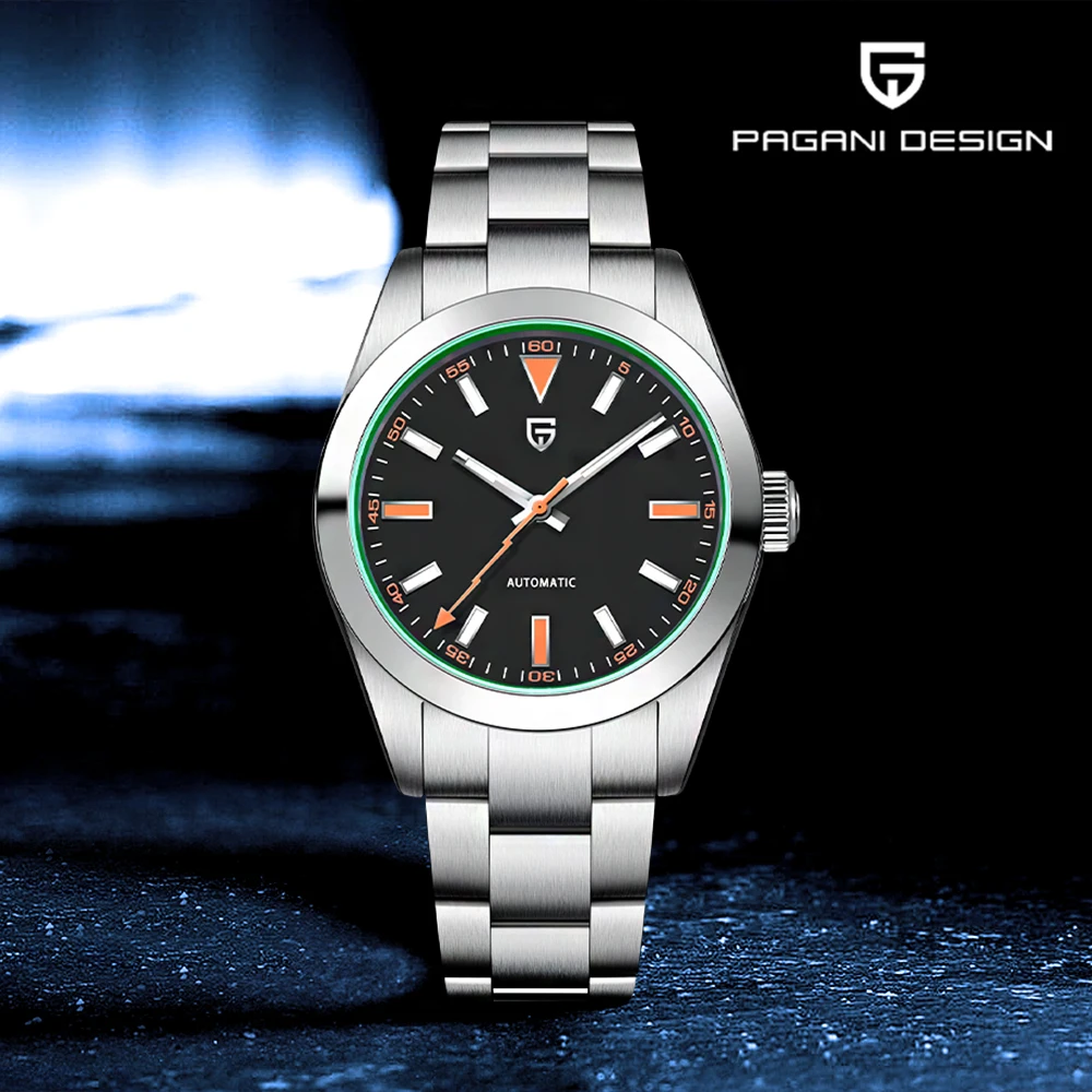 2026Pagani design men's Watch luxury men's mechanical watch NH35 sports chronograph top sapphire mirror watch relógios masculino