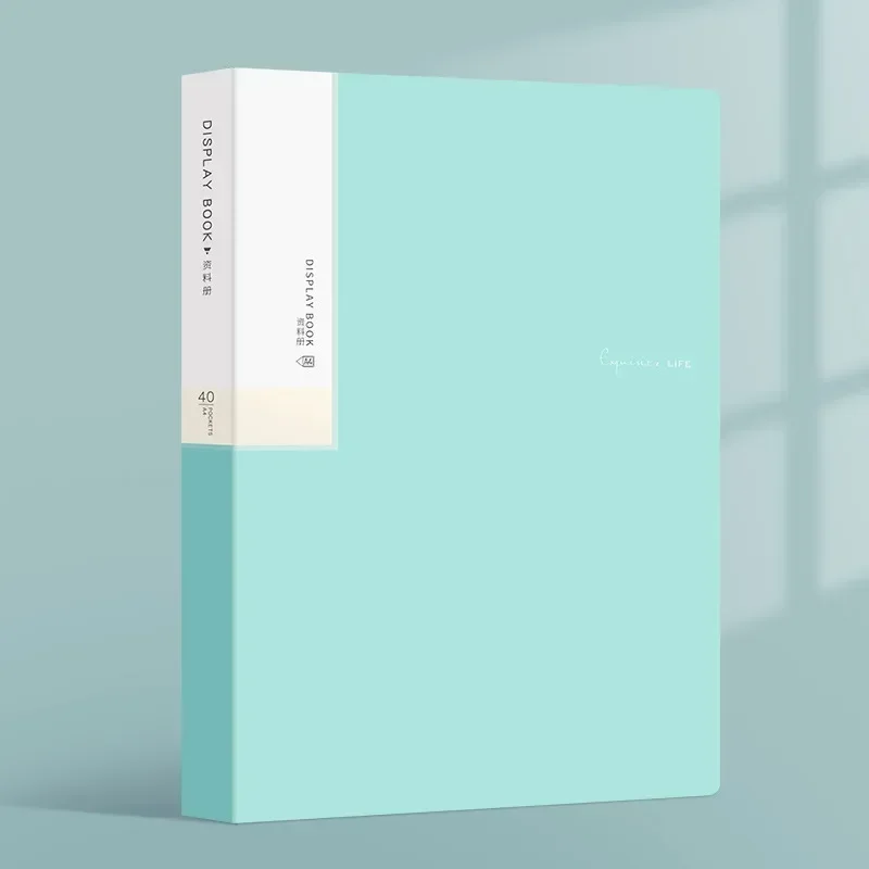 20-60 Page Durable Data Book A4  Insert Folder Picture Book Storage Folder, Multi-layer Large-capacity Classified Office Folder