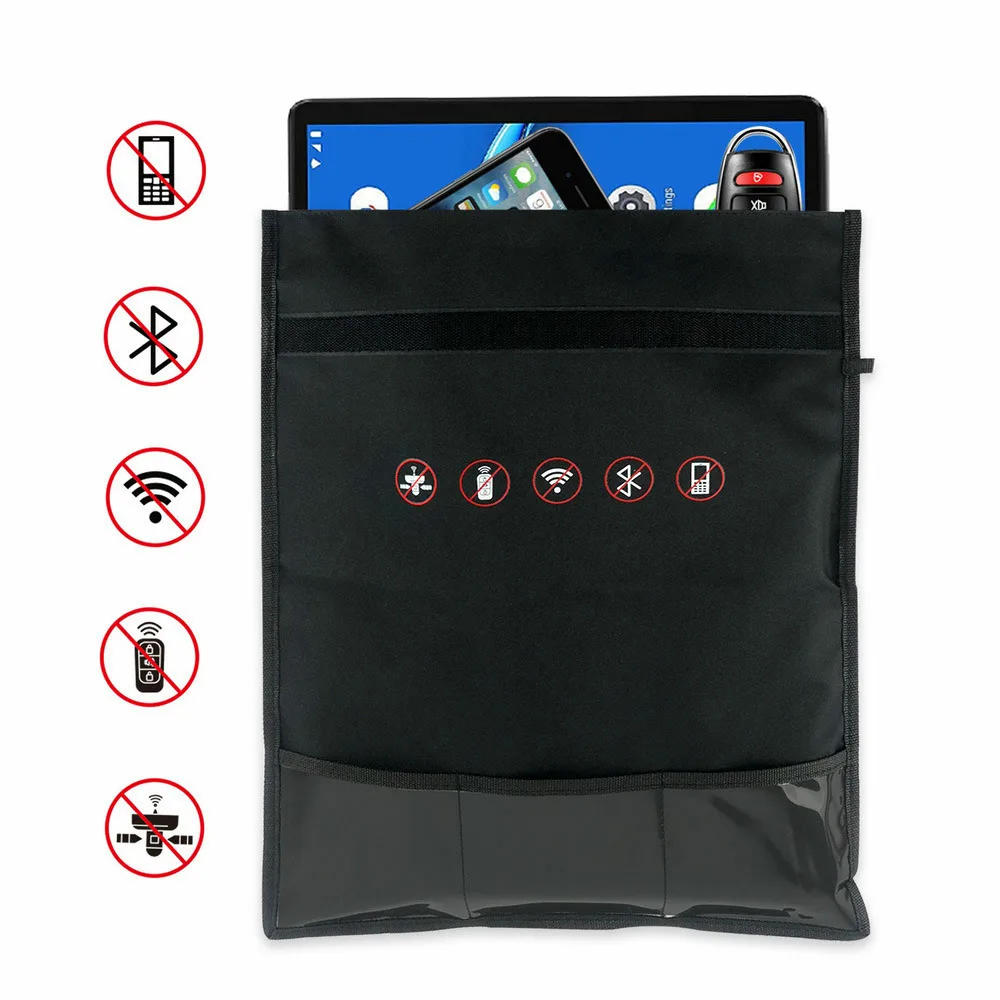 

Signal Blocking Bag Mobile Phone Anti-Radiation Signal Shielding Bag Faraday Cage Pouch Car Key Radiation Protection Storage Bag