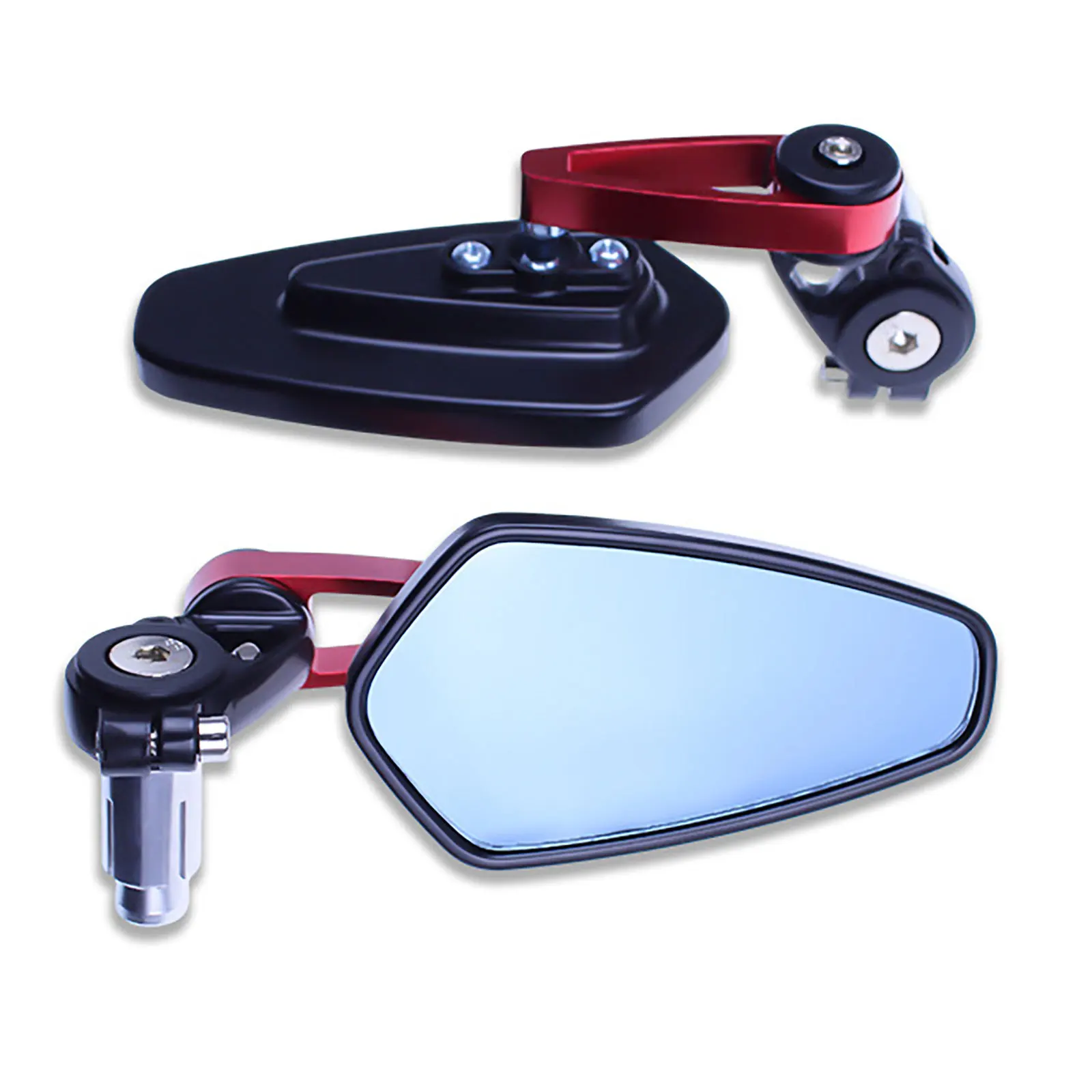 Motorcycle modification general color aluminum alloy rearview mirror reversing mirror factory direct sales general rearview
