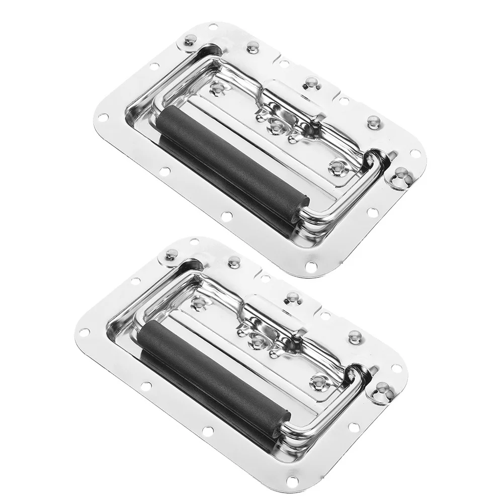 

Alloy Handle Metal Toolbox Handle High Hardness Wear Resistant Foldable Smooth Surface Polished Replacement Cabinet Pull Tool