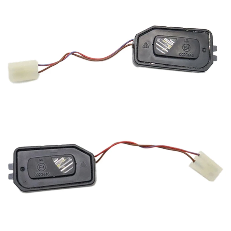 2X For Benz W205 W213 GLB GLC X253 2014-2020 Car Wing Door Side Mirror Puddle LED Light Left & Right