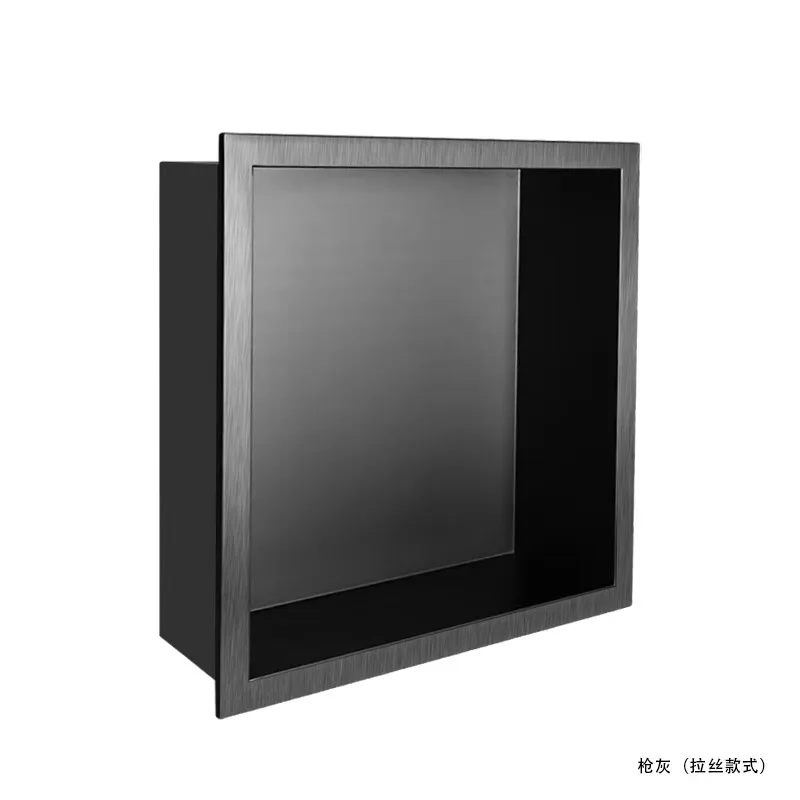 Recess Metal Shower Niche Rose Gold Colorful Stainless Steel 30/60 Wall Mounted Hidden SS304