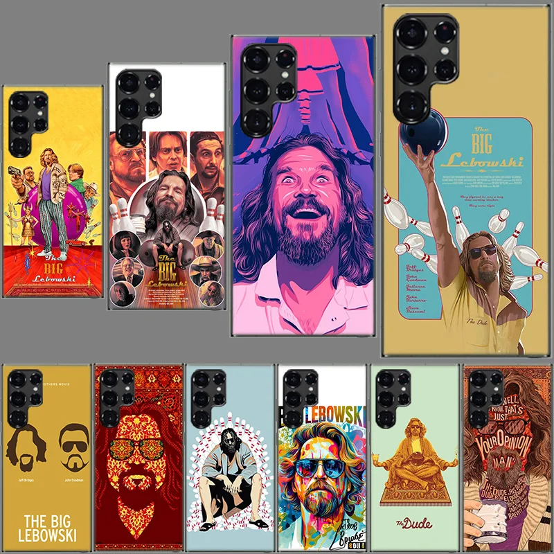 The Big Lebowski Phone Case For Samsung Galaxy S24 S23 S21 S20 FE S22 S26 Ultra S25 Edge S10 Plus Cover Clear TPU Capa Shell Coq