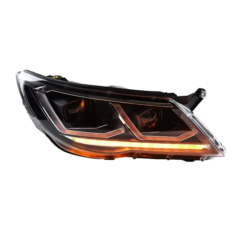Car for Tiguan 2009-2012 MK1 5N LED Headlights Assembly Upgrade Bifocal Lens Dynamic Lights Hot Auto Accessories