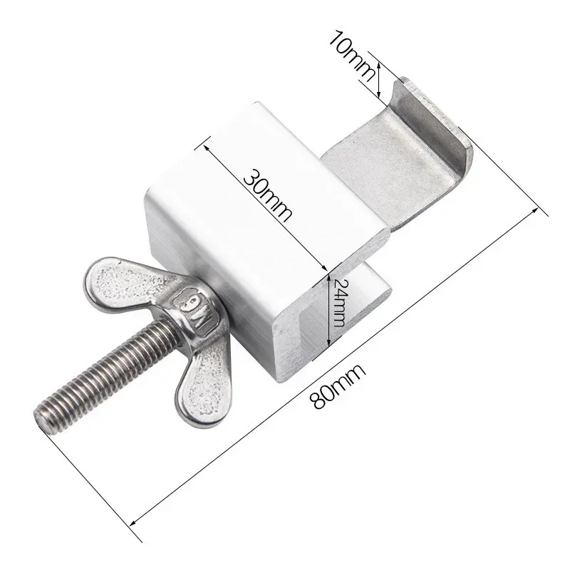 Portable Door Stopper Stainless Self-Defense Doorstop Lock Travel Anti-theft Childproof Safety Home Latch Hotel Door Lock