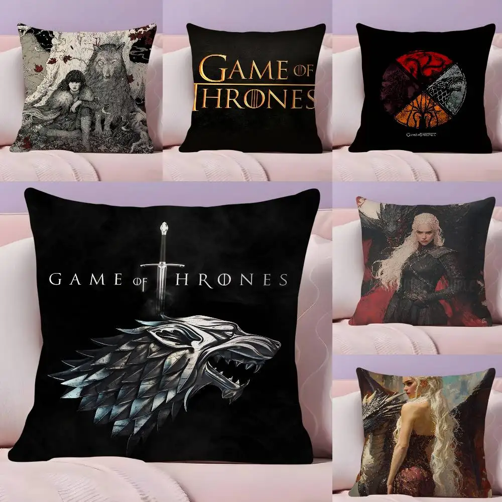 غطاء وسادة رائع من فيلم G-Game Of T-Thrones مصنوع من نسيج فائق النعومة وصديق للبشرة مثل الراحة وسحاب مخفي