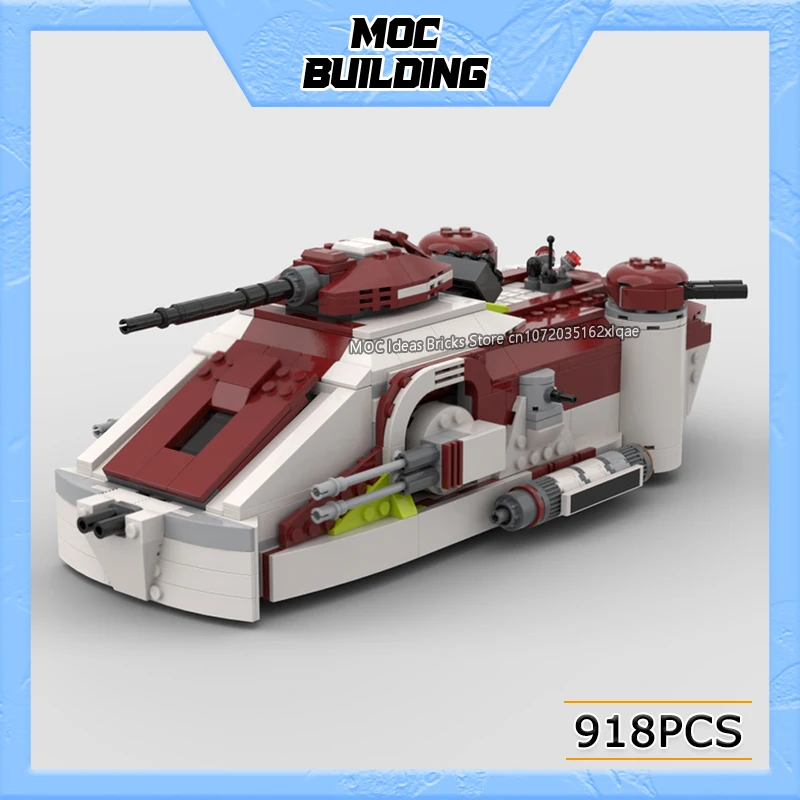 

MOC Building Blocks Space Movie Series Battle Tank Model DIY Assemble Bricks Armored Vehicle Creative Toys Collection Gifts