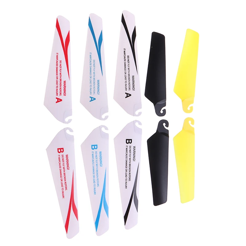 4 pièces 7.2/9CM lames de rechange ventilateurs accessoires pour R/C Mini hélicoptère Rotor Rc CH002 CH023 Drone jouets pièces de rechange remplacement