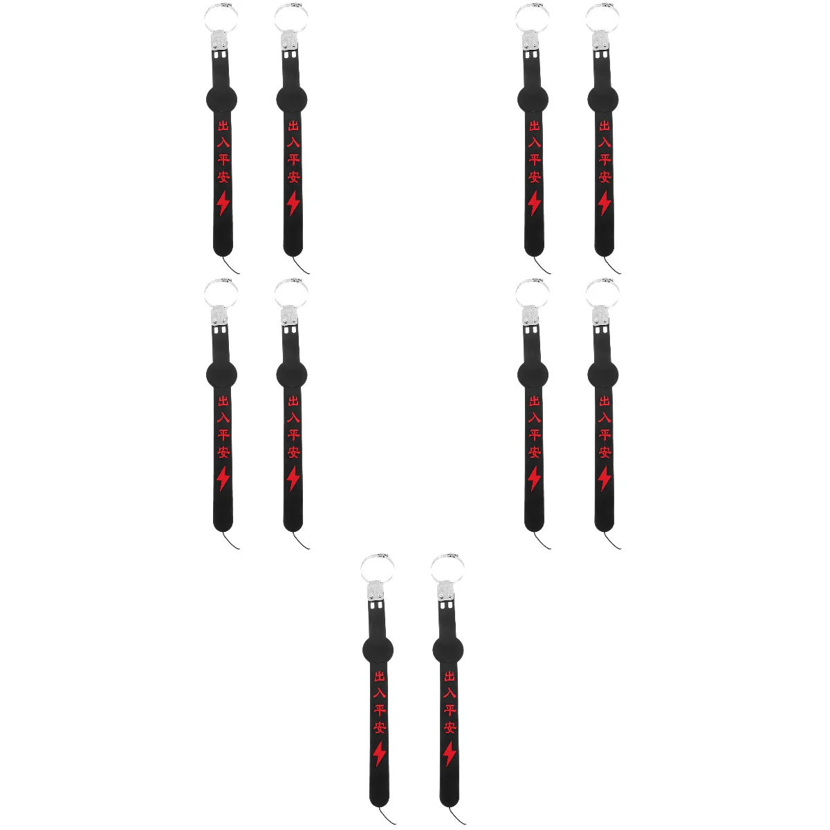 

5 Count Car Static Belt Anti Strip Grounding Strap Automatic Automotive Interior Accessories Stainless Steel Rubber