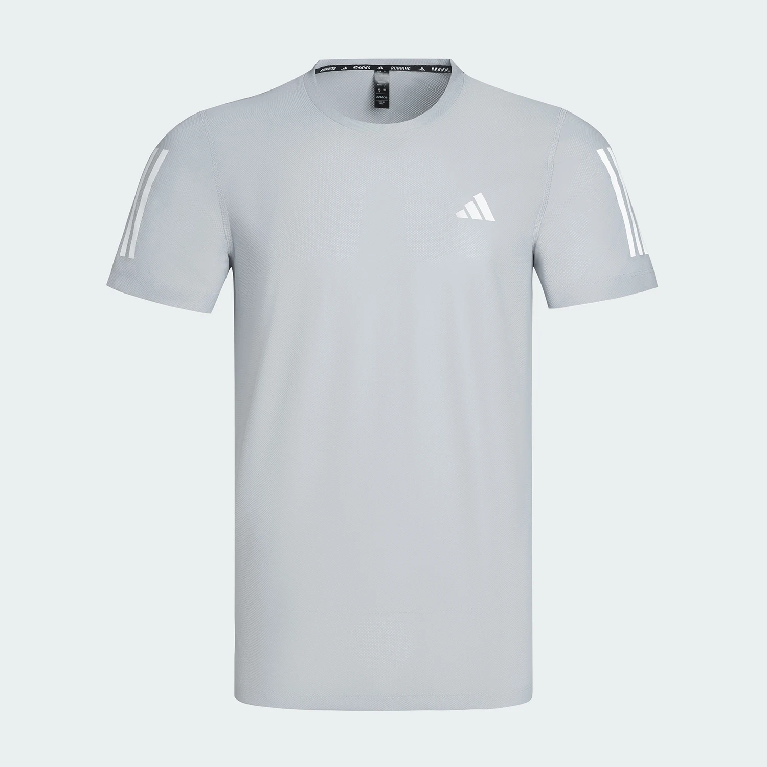 Adidas genuine spring men's reflective sports breathable round neck training T-shirt IN1501