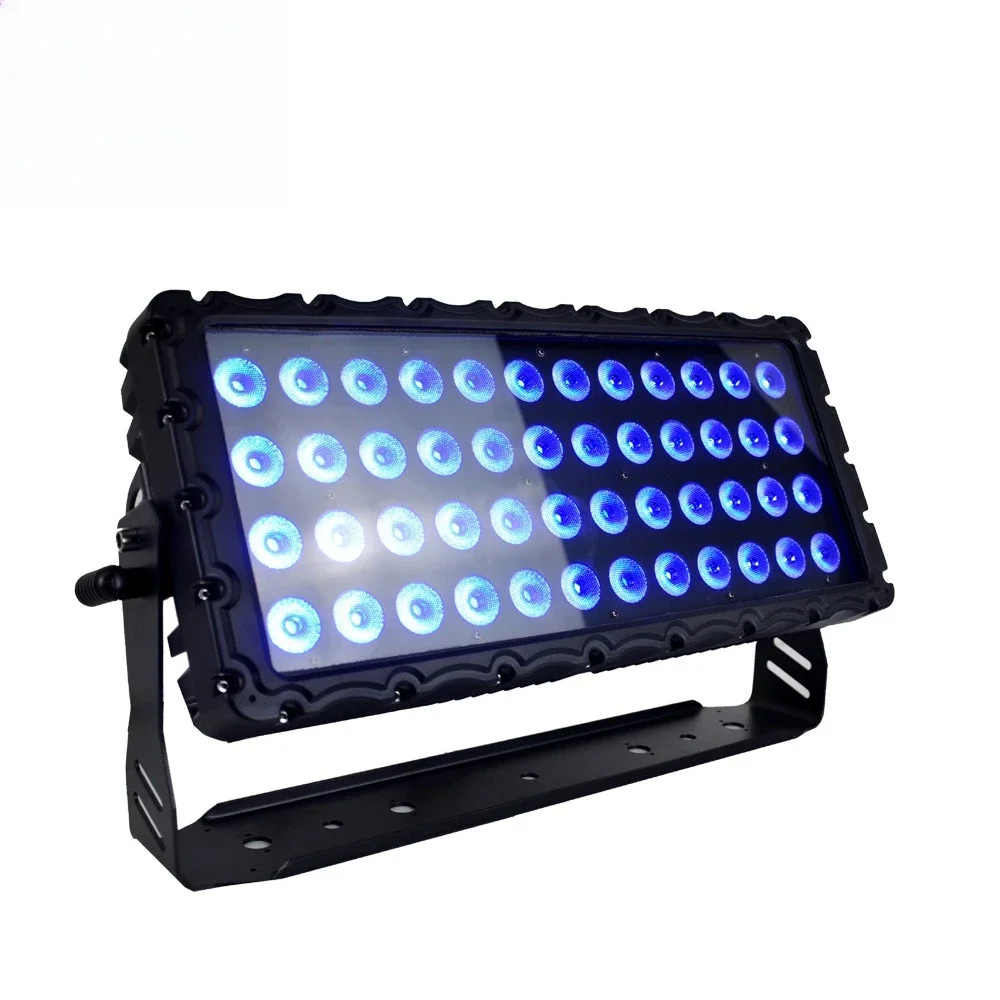48 12 watts 4 colors 4-in-1 outdoor waterproof floodlight cast aluminum chassis 48x12W high brightness dyeing