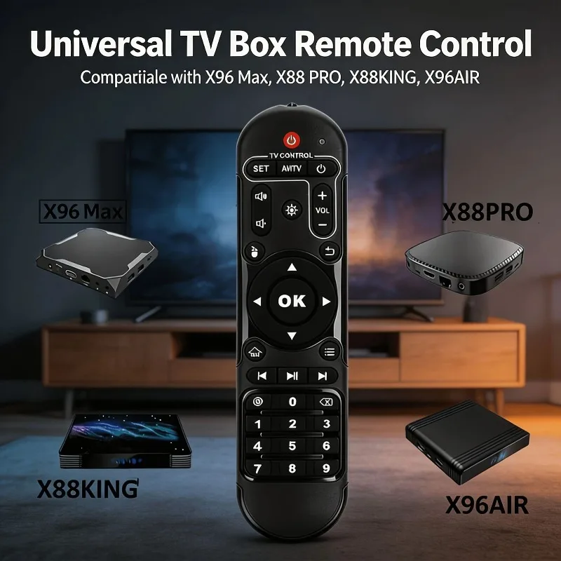Universal Remote Control for X96 Max X96 Max Plus X96 Air Android TV Box IR Controller For Set Top Box X98Pro X96 Max Plus Ultra