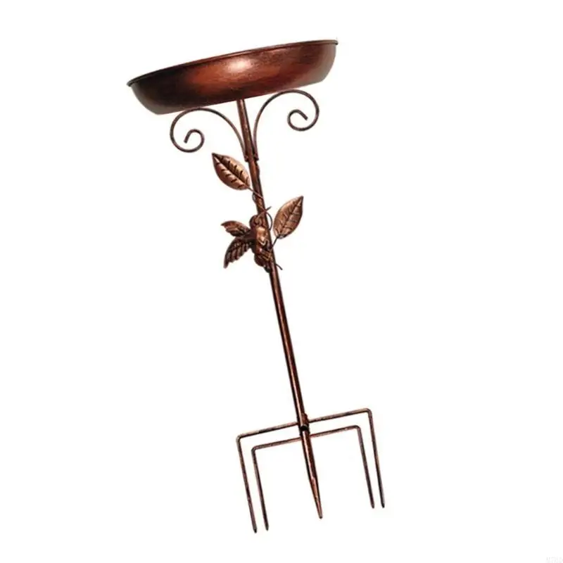 

M76D Outdoor Birdbath Bowl для садов Легкая установка для кормушек для птиц и водоладья