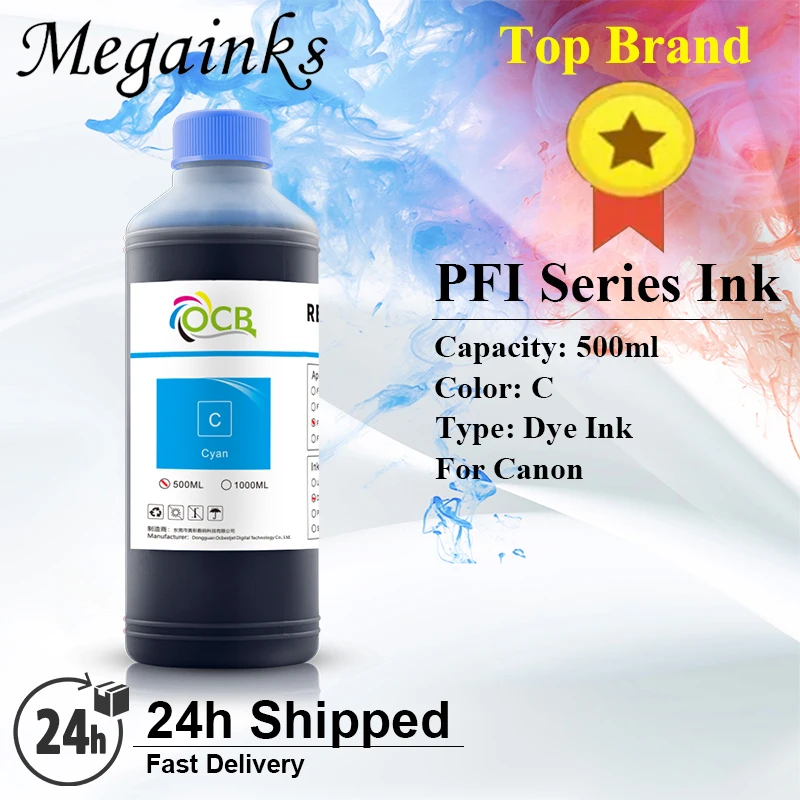 500ml Farb tinte für Canon ipf605 ipf670 ipf680 ipf685 ipf700 ipf710 ipf750 ipf770 ipf770 ipf5200 ipf8000 ipf8100 ipf8400 Drucker