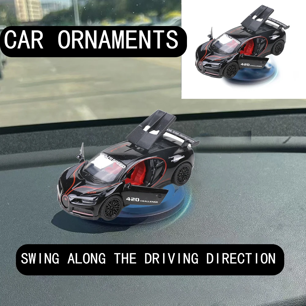 

Car Drift Rotating Ornaments Auto Dashboard Turning Racing Model Deco Carindividuality Center Console Decoration For GT Sport