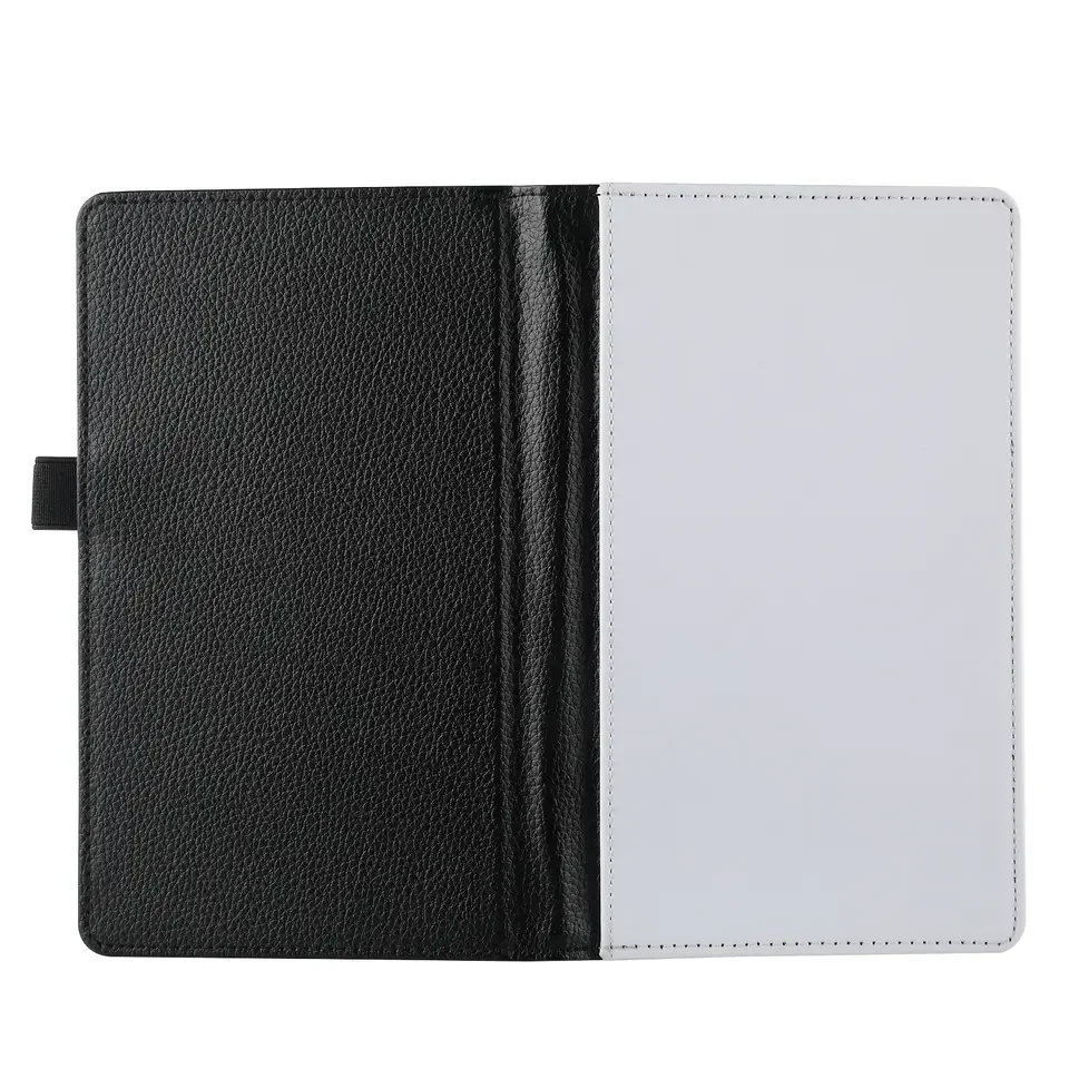 Sublimation Blank Pu Leather Hotel Menu Folders Food List Covers Server Book Coffee Restaurant Menu Holder for Customize Design