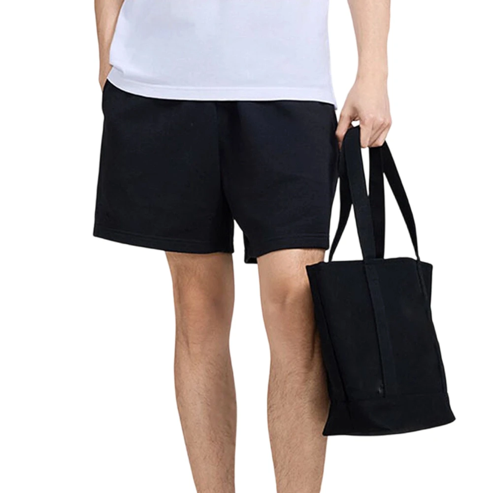 Men\'s Gym Fitness Shorts Loose Fit Elastic Waist Drawstring Design for Jogging Running Summer Breathable Casual Wear
