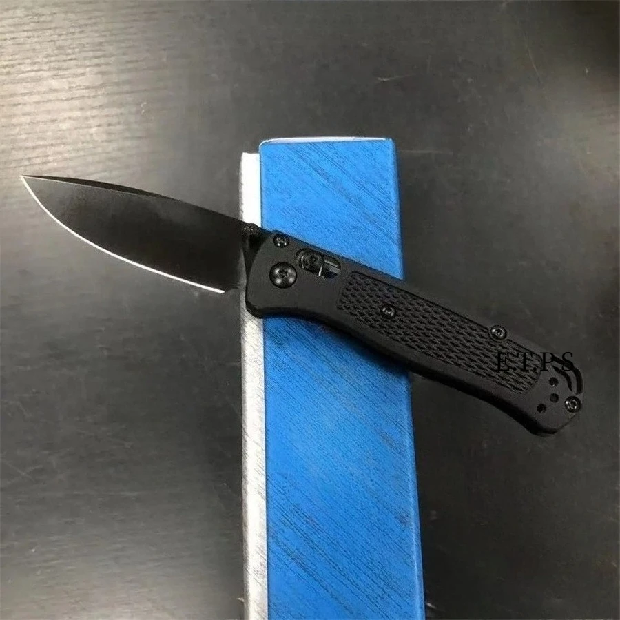 Mini BM 533-3 Bugout Folding Knives AXIS Lock Nylon Fiber Handle EDC Outdoor Survival Camping Fishing Pocket Multi-tools