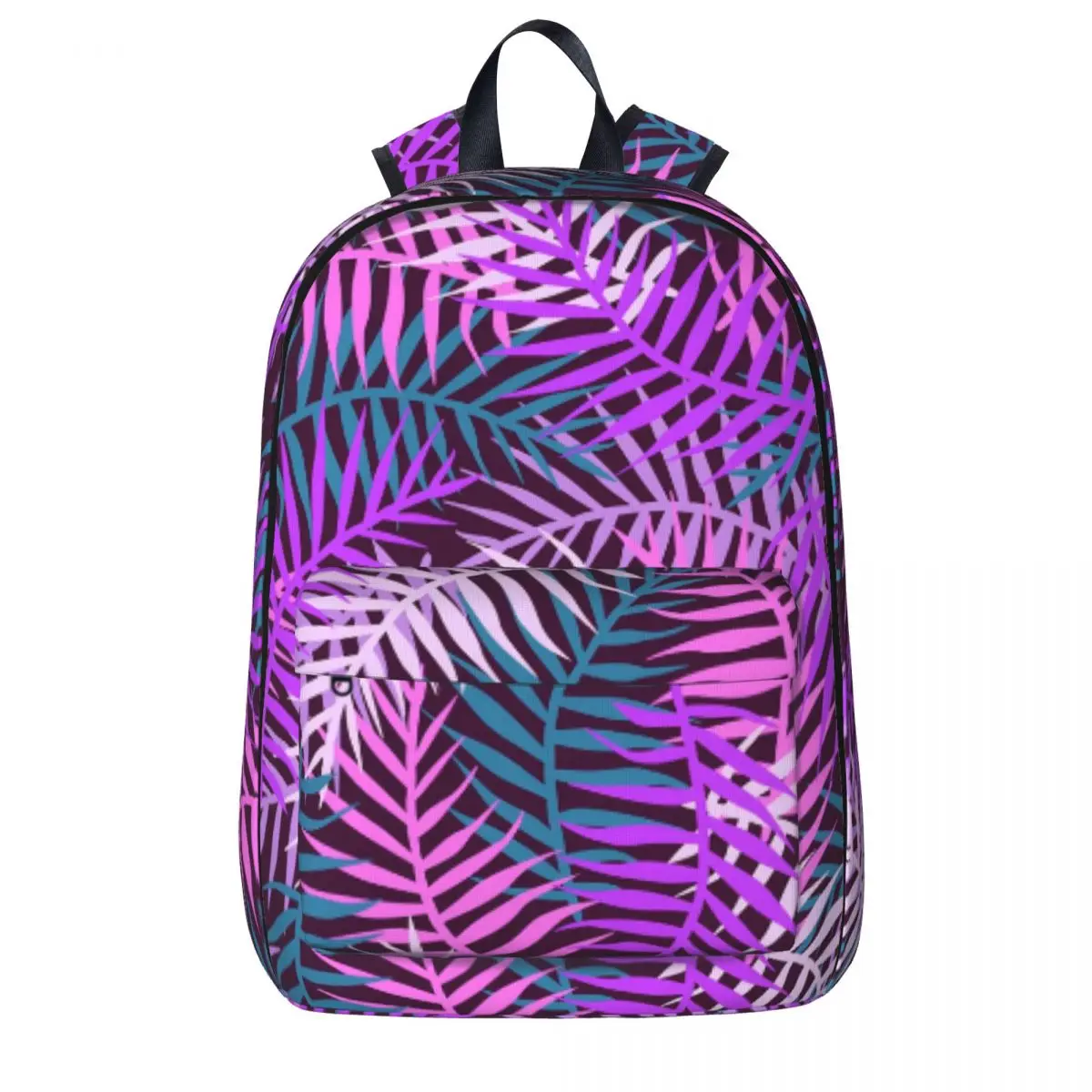 Trendy Plant Backpack Tropical Palm Leaves Boy Girl Polyester Travel Backpacks Soft Kawaii School Bags Rucksack