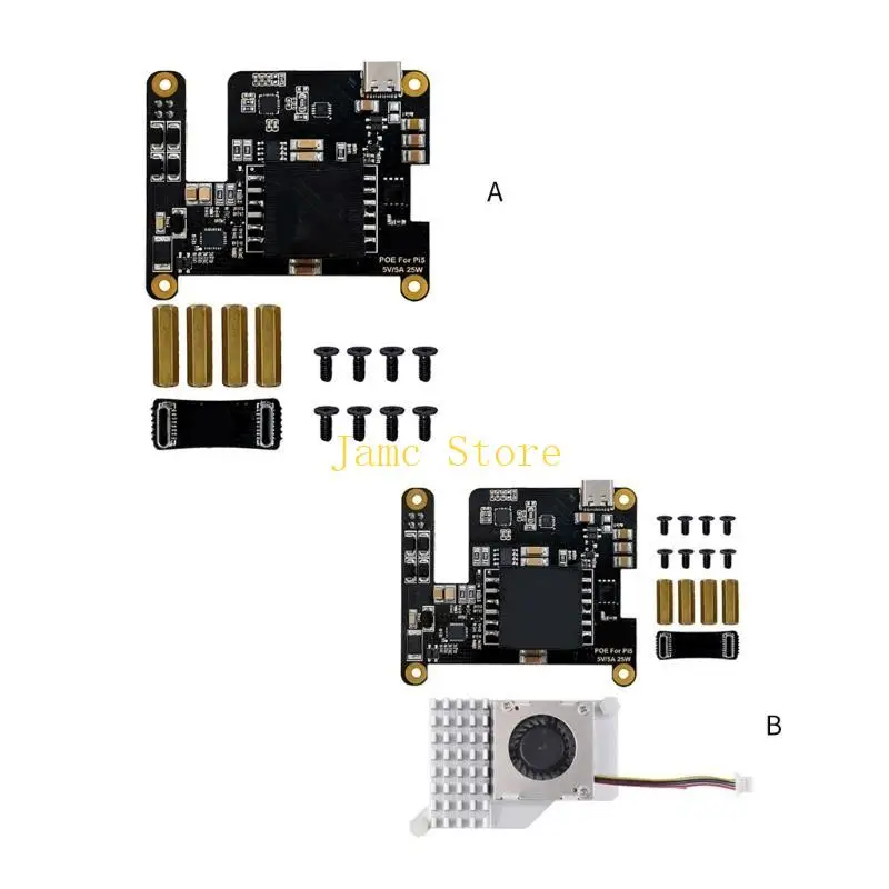 LX0B Power Over Ethernet 802.3af Entwicklungsboard mit Lüfteraustausch