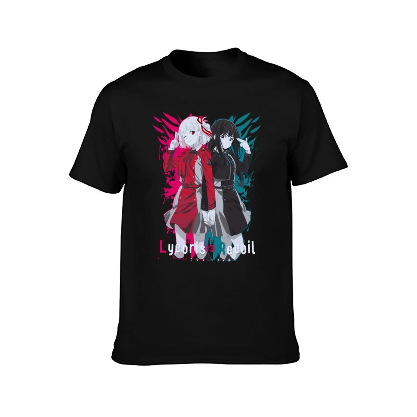 Lycoris Recoil - Tshirt T-Shirt Simple Casual Short Sleeve Tee T-Shirt