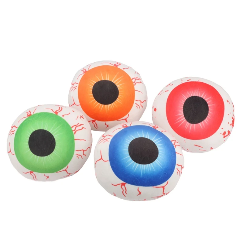 

21cm Terrifying Eyeball Cartoon Plush Toy Halloween Party Horror Atmosphere Costume Bloodthirsty Eyeball Festival Gift