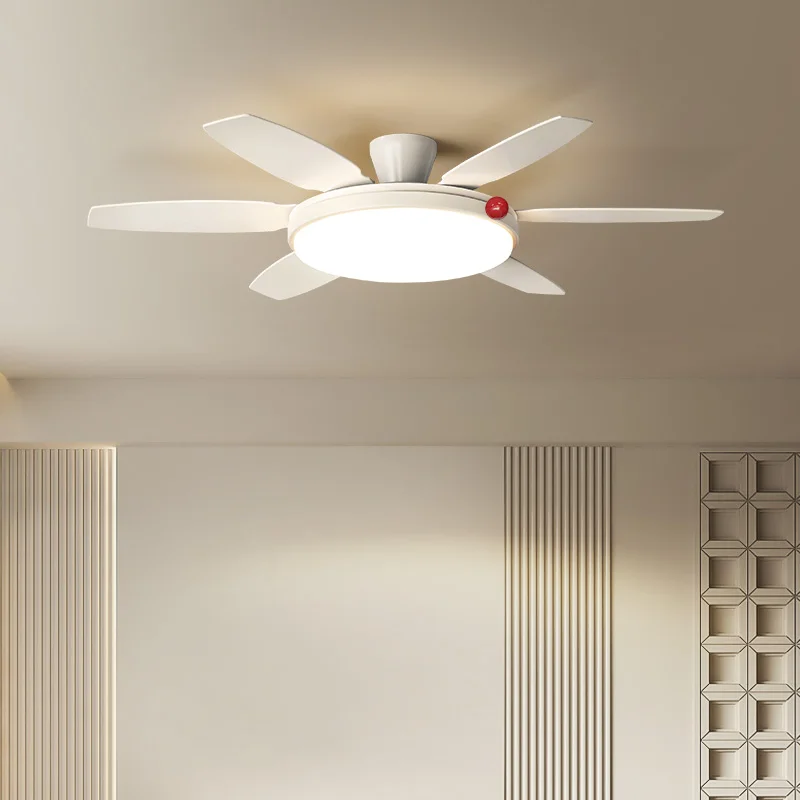 Modern Minimalist Creative Ceiling Fan Light For Bedroom Living Room Balcony Dining Room Indoor Lighting Ventilation Room Decor